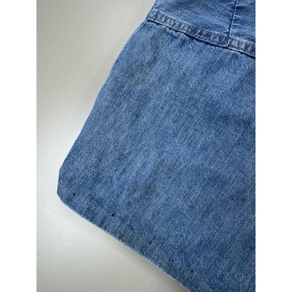 Vintage Wrangler Womens Denim Shorts 11/12 Blue 2” Inseam Cowboy Western Rodeo - Picture 11 of 14